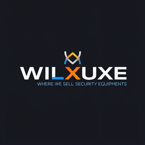 AI Design for COMPANY NAME WILXUXE WHERE WE SELL SECURITY EQUIPMENTS