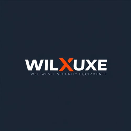 AI Design for COMPANY NAME WILXUXE WHERE WE SELL SECURITY EQUIPMENTS