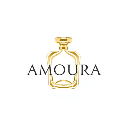 AI Design for i wan to create a perfume logo named amoura