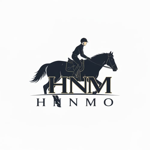 AI Design for HNM horse rider LOGO