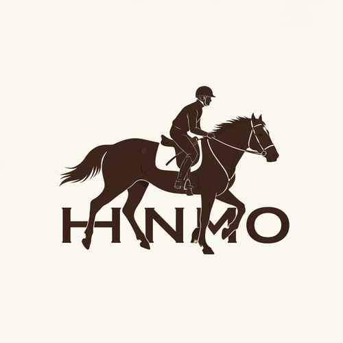 AI Design for HNM horse rider LOGO