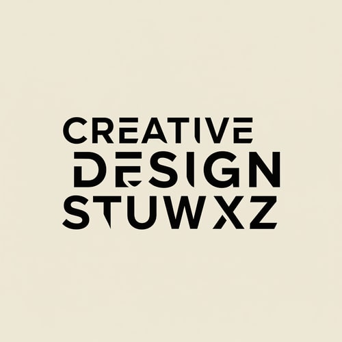 AI Design for Modern typographic logo for a creative design studio,
custom sans-serif lettering with subtle personality,
bold yet minimal typography,
letters slightly modified for uniqueness,
black typography on light beige background,
Swiss and editorial design influence,
clean, flat, vector logo,
strong spacing and rhythm,
professional and contemporary feeling,
no icons, no illustrations,
logo suitable for branding, fashion, and digital products