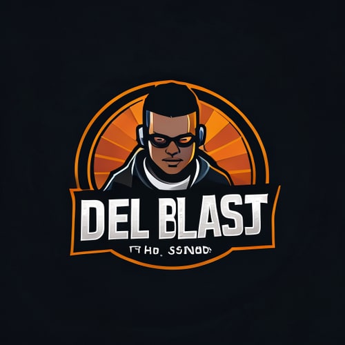 AI Design for give me logo for dj company and company name is The Blast DJ & Sound