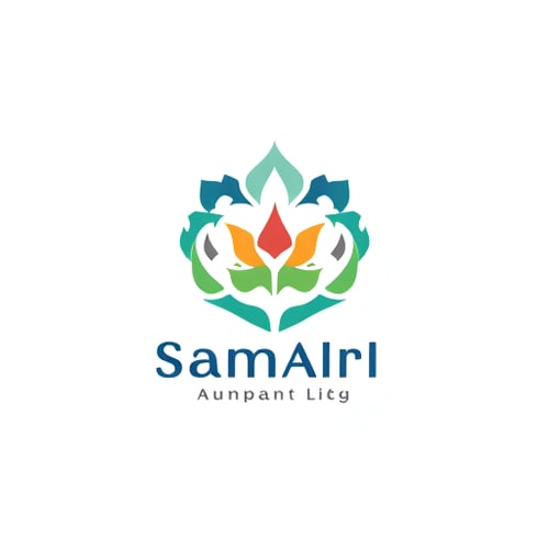 AI Design for give me logo for sari design company and company name is Bandhej