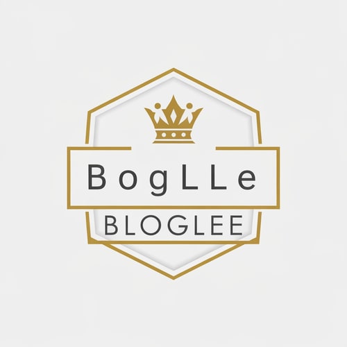 AI Design for i need a logo for my legal firm blog page which is must a professioinal and royal look with a white and gold mix of color and with out name stamp on the logo. my page name is bloglle