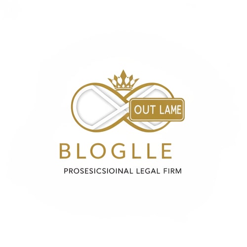 AI Design for i need a logo for my legal firm blog page which is must a professioinal and royal look with a white and gold mix of color and with out name stamp on the logo. my page name is bloglle