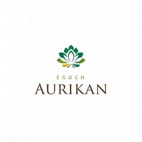 AI Design for Minimalist emblem for a luxury perfume brand named "Aurikan": A stylized, abstract representation of a blooming flower or a delicate scent diffusion, incorporating the initial 'A' subtly. A rich, opulent color palette of deep emerald green, brushed gold, and a touch of deep burgundy. Elegant, classic serif typography for the brand name and a more refined sans-serif for taglines. Design inspired by the timeless elegance of major perfume houses like Chanel and Dior, with a modern, sophisticated approach. Visual execution should be clean, with sharp lines and a sense of depth. Textured paper background.