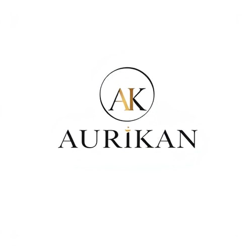 AI Design for Create a high-end luxury logo for a premium fragrance brand named “AURÍKAN”.The logo should reflect the sophistication and timeless elegance of global perfume houses like Dior, Chanel, and Tom Ford — minimal, iconic, refined, and powerful.Design a distinctive emblem using a partial circular frame (not a full circle) — such as an open arc, broken ring, or incomplete halo — symbolizing exclusivity and duality. The circle should feel balanced and artistic, not decorative.Inside or integrated with the arc, create a refined monogram combining the letters “A” and “K” in a modern serif or high-fashion typography style. The brand name “AURÍKAN” should appear in elegant uppercase lettering with strong spacing and a luxurious serif font. Emphasize the accented “Í” subtly for uniqueness.Style direction:– Minimal yet bold– Symmetrical and well-balanced– Clean vector logo– Timeless luxury aesthetic– Suitable for perfume bottle engraving and packaging embossingColor palette options:Black and metallic goldDeep charcoal and champagne goldRich purple and rose goldThe logo should look premium, iconic, and globally recognizable.Deliver on a clean background and also show a mockup version on a perfume bottle label.Ultra high resolution, sharp lines, luxury branding presentation.