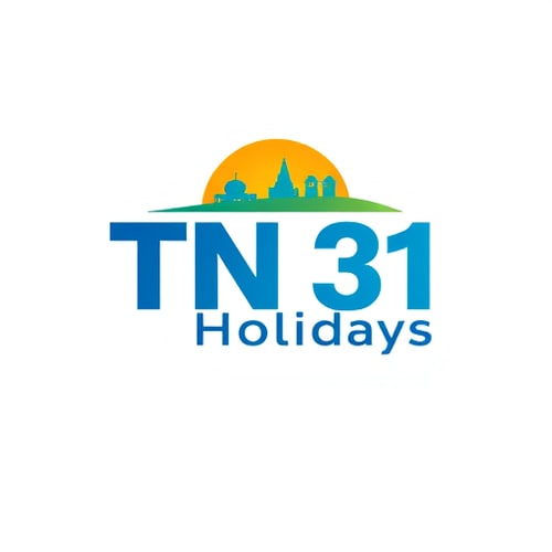 AI Design for Design a professional combination mark logo for TN 31 Holidays, a travel and tourism company from Tamil Nadu. The logo should balance modern professionalism with a sense of adventure and cultural identity.Elements to consider:A clean, minimal symbol or icon that reflects travel, holidays, and exploration (like a Bus, Cars, palm tree, sun, or road).Subtle inspiration from Tamil Nadu culture or heritage (temple tower silhouette, waves, coconut trees, hills).Professional typography for “TN 31 Holidays” in bold, modern Long Fonts.Use a color palette that feels vibrant yet trustworthy (blue, orange, green, or earthy tones).Ensure scalability: must look clear on websites, social media, print, and merchandise.Style: Clean, modern, minimal, with a balance of corporate and friendly travel vibes.