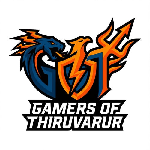 AI Design for Match the style of the reference image and create: Create an abstract esports logo for “GOT – Gamers of Thiruvarur” using a monogram style.
The letters G O T should subtly form a fierce energy symbol or mythical creature shape. Greek Mythology symbols
Modern, aggressive, sharp vector design inspired by professional esports teams.
Flat colors, high contrast, minimalistic, white background.