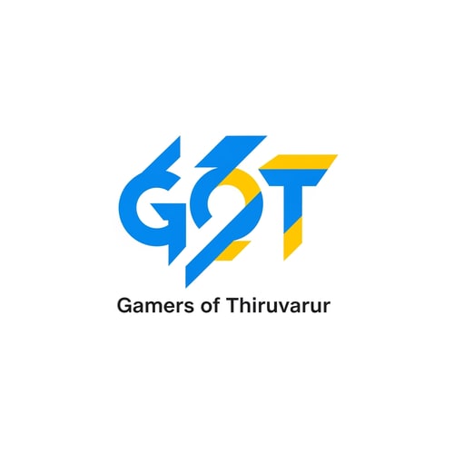 AI Design for Design a clean and minimal esports logo mark for “GOT – Gamers of Thiruvarur”.
Create a bold abstract symbol using sharp geometric shapes and strong negative space.
Modern gaming logo, flat vector style, no shadows or gradients.
High readability at small sizes, white background.