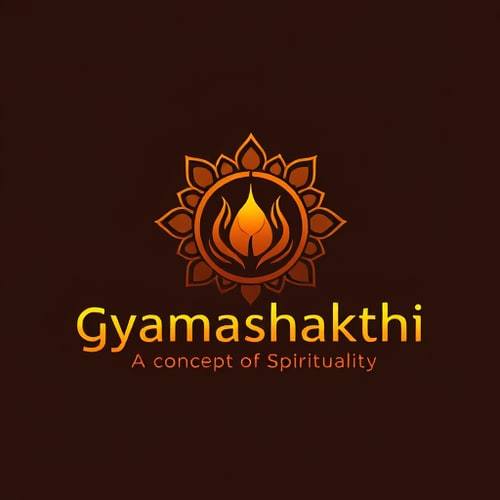 AI Design for generate a logo for gyanashakthi a concept of spirituality