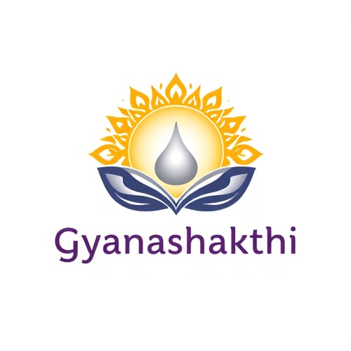 AI Design for generate a logo for gyanashakthi a concept of spirituality