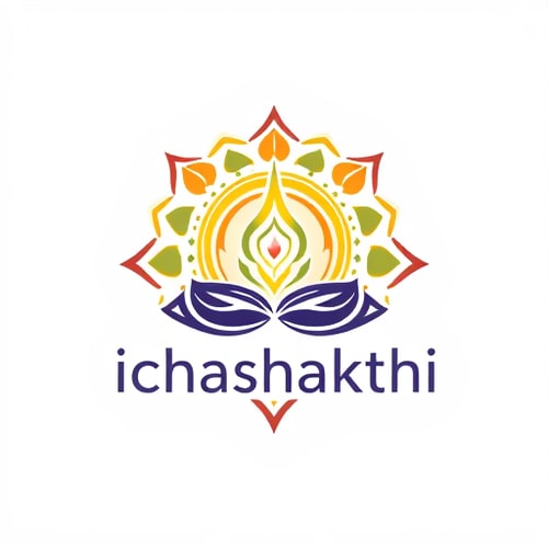 AI Design for generate a logo for ichashakthi a concept of spirituality