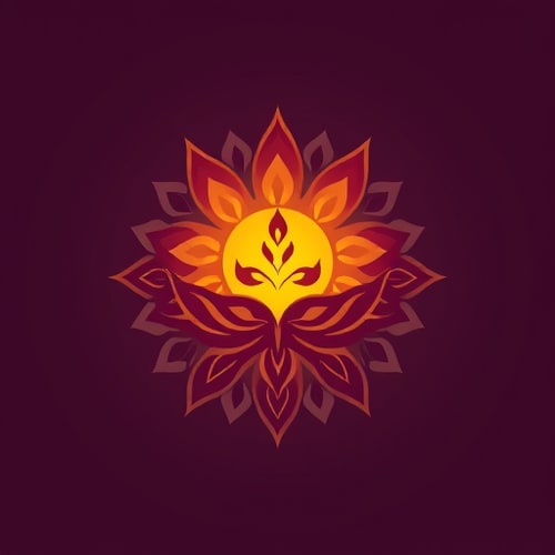 AI Design for generate a logo for ichashakthi a concept of spirituality