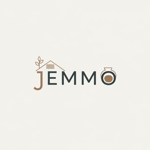 AI Design for make a logo for a home decor company called jemmo