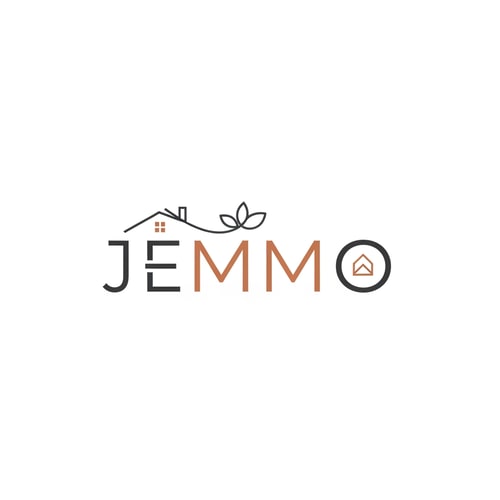AI Design for make a logo for a home decor company called jemmo