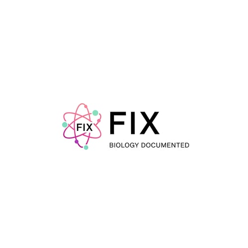 AI Design for Name to incorporate in the logo
FIX

Slogan to incorporate in the logo
Biology Documented.

Description of the organization and its target audience
FIX is a biological data platform operating in the eldercare sector. We work with nursing homes across Scandinavia.

Our audience is institutional — operators, procurement managers, and healthcare investors. The brand must signal scientific precision, trust, and humanity simultaneously. Not clinical. Not soft. Both.

Industry
Medical & Pharmaceutical