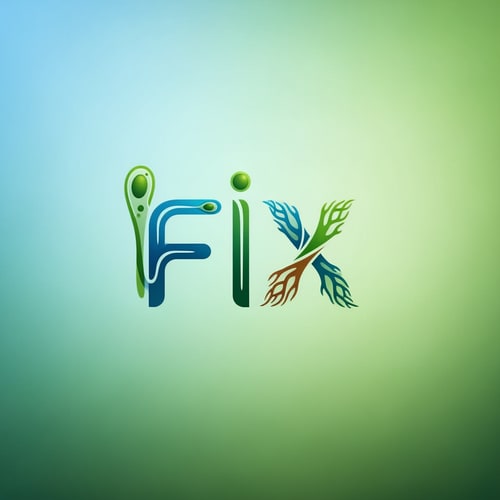 AI Design for Without DNA, Without molecule i want to show up my Fix logo as a biological brand FIX