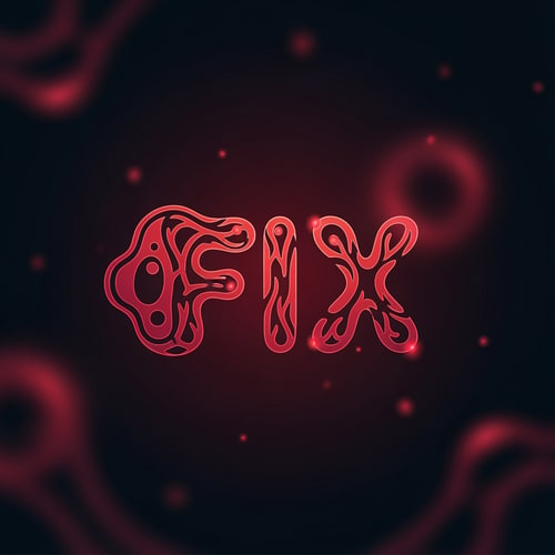 AI Design for Without DNA, Without molecule i want to show up my Fix logo as a biological brand FIX