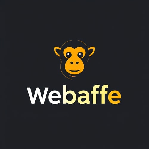AI Design for make a Webaffe typography logo Webaffe” means “Web + Monkey”
• Webaffe is an international big player web agency. :