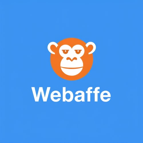 AI Design for make a Webaffe logo Webaffe” means “Web + Monkey”
• Webaffe is an international big player web agency. :