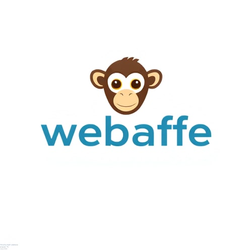 AI Design for make a Webaffe typography logo Webaffe” means “Web + Monkey”
• Webaffe is an international big player web agency. :