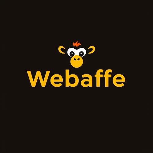 AI Design for make a Webaffe typography logo Webaffe” means “Web + Monkey”
• Webaffe is an international big player web agency. :