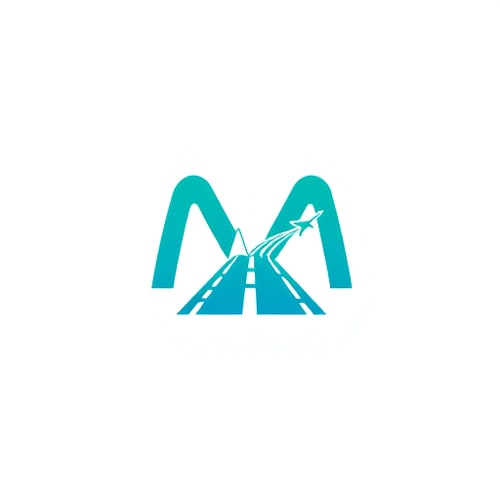 AI Design for Concept: The letter M is formed from a heartbeat (ECG) line that smoothly transitions into a runway strip or airplane trail.
Symbolism: Health journey + travel path.
Style: Minimal flat or line-art.
Color idea: Teal (#008080), Blue (#007BFF), White background.
Mood: Smart, caring, professional.