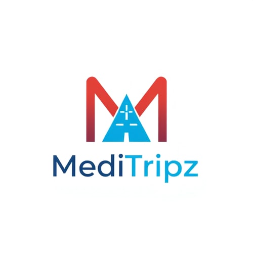 AI Design for Concept: A bold M with a runway strip running through its center — the runway also doubles as a heartbeat line.
Symbolism: The journey of health begins with MediTripz.
Style: Flat logo, clean geometry, balanced typography.
Mood: Premium, corporate, trustworthy.