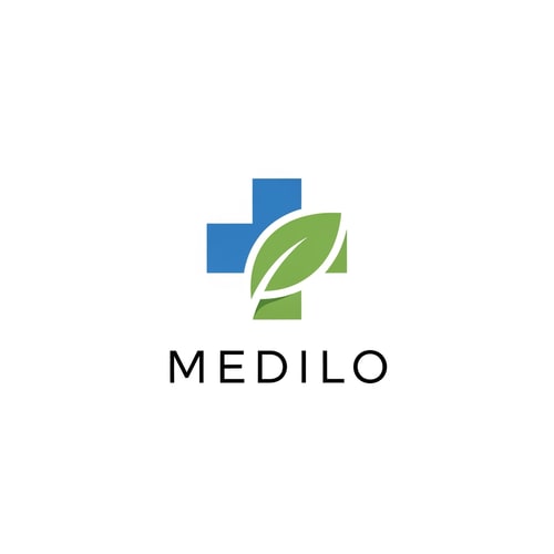 AI Design for create logo for perpose name is medilo