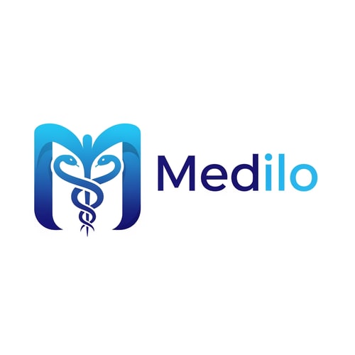 AI Design for create logo for my app name is medilo
