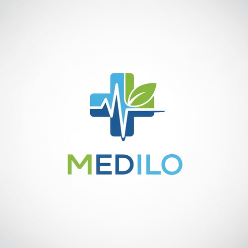 AI Design for create logo for perpose name is medilo