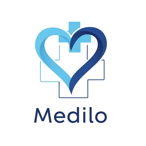 AI Design for create logo for my app name is medilo