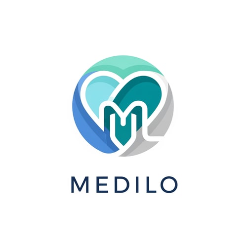 AI Design for create a logo for my app name is medilo