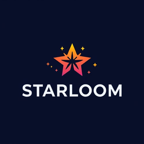 AI Design for create starloom text logo