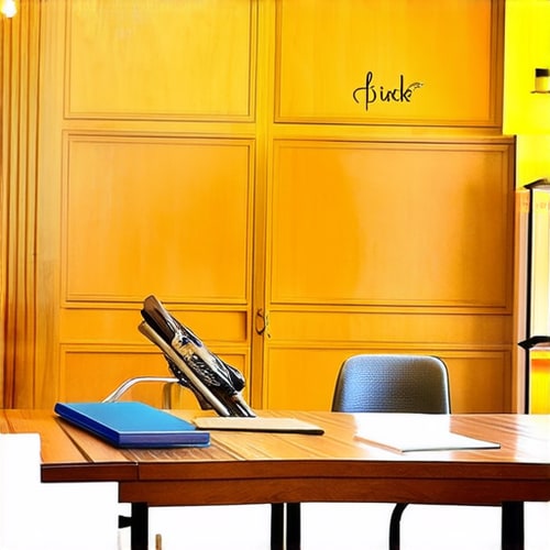 AI Design for wooden table