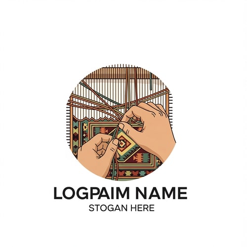 AI Design for add one more hand to the logo and keep it simple