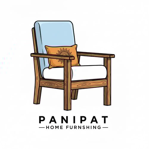 AI Design for no lineart clean look make the backrest light blue