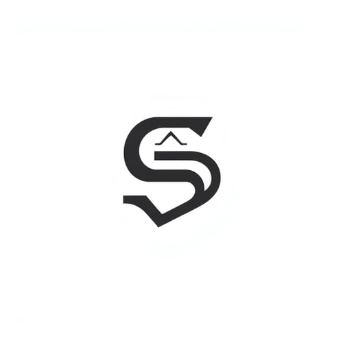 AI Design for Letterform for a premium and elegant sneaker brand named "STABM": A sophisticated, abstract jordan sneaker logo suggesting speed and elevated style, deep charcoal, and a hint of off-white, A sleek, modern sans-serif typeface with subtle sharp edges to echo the brand initial, Modern, minimalist, luxury, with subtle art deco influences, A clean, geometric representation with a focus on sharp lines and balanced negative space, White background.