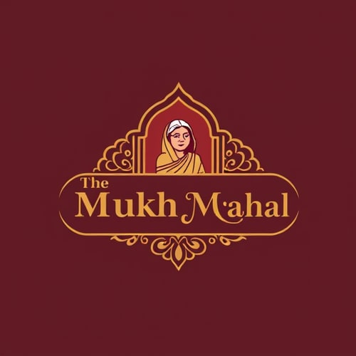 AI Design for "Create a premium, ethnic, and story-driven logo for The Mukhwas Mahal, a traditional Indian mukhwas (mouth freshener) brand started by a mother and grandmother. The logo should combine product, cultural, and emotional elements in a clean, rich, and timeless design.Incorporate subtle mukhwas-inspired motifs such as a betel leaf, fennel seeds, cardamom pods, or a spice bowl, to represent freshness and authenticity. Blend this with heritage Indian symbols like a palace dome or arch silhouette, mandala, or paisley-inspired patterns, highlighting the word 'Mahal' and giving a royal ethnic touch. To reflect the family story, you may include a warm illustration of a grandmother or mother figure in a simple saree, drawn in a minimal vector or cartoon style, symbolizing love, homeliness, and trust.Use a regal ethnic color palette such as deep maroon, saffron, emerald green, and gold, or a Royal Pastel Ethnic palette with deep teal, warm beige, muted coral, and antique gold accents for a softer premium feel. Keep the colors rich yet balanced to ensure the logo feels festive but not cluttered.Typography should be elegant and slightly traditional with Indian curves, yet modern and versatile for packaging, jars, and digital branding. Gold emboss or foil accents can be used for a luxury look.The overall logo must feel clean, ethnic, royal, and warm — combining the homely love of family traditions with the grandeur of Indian heritage. It should be versatile enough for packaging, labels, and digital platforms, while instantly evoking trust, celebration, and cultural richness."
