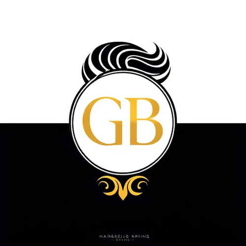 AI Design for GB LOGO FOR hairdressing