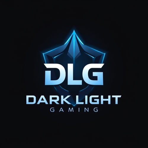 AI Design for Dark Light Gaming Can you crate a logo using First three latter DLG. Combine them and create a one symbol logo. this symbol clearly reflect this three word and light.