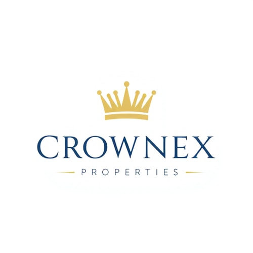 AI Design for AI Logo Generator Prompt (with name):Design a modern, elegant, and professional logo for a luxury property development company named Crownex Properties.The logo must reflect royalty, exclusivity, luxury, and international class.Style: Clean, timeless, and premium-looking.Colors: Gold, deep blue, black, and white (luxury-inspired palette).Typography: Strong, refined, and professional fonts (avoid playful or casual styles).Icon/Emblem: Incorporate a crown or abstract luxury-inspired mark that feels royal and distinctive, suitable as a standalone symbol.Versatility: The logo should look excellent across social media, websites, print materials, merchandise, and property signage, both in full color and monochrome.The final design must communicate trust, elegance, sophistication, and world-class branding for Crownex Properties.