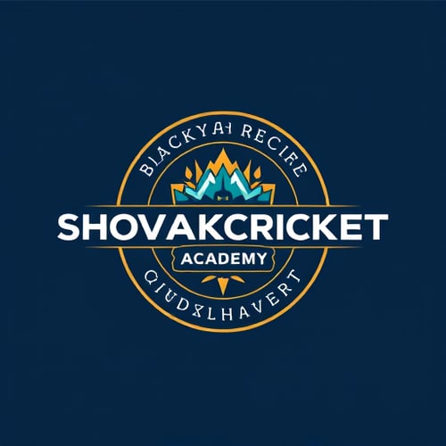 AI Design for make a SHOVAKHARCRICKET ACADEMYESTD 2025 logo