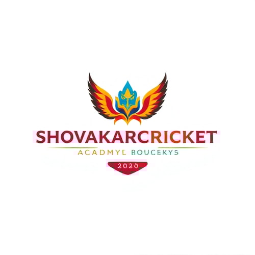 AI Design for make a SHOVAKHARCRICKET ACADEMYESTD 2025 logo