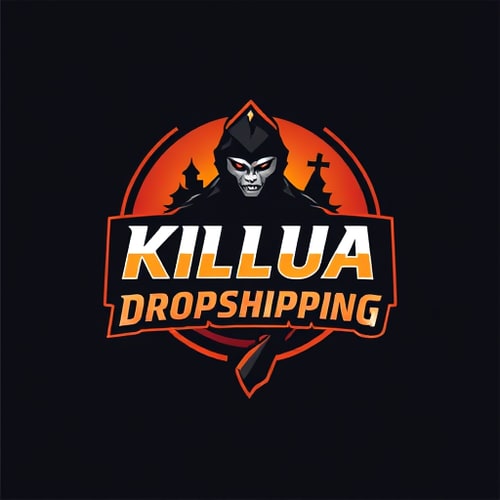 AI Design for make me a logo with name Killua DropShiping !