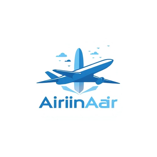 AI Design for i want to create a logo for my web-app which is an airline booking system 