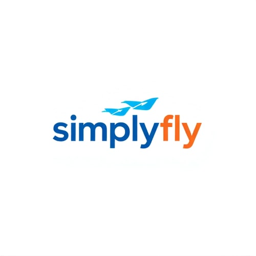 AI Design for i want to create a logo for my airline web-app called as simplyfly . i want the logo to be professional and unique 