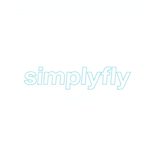 AI Design for i want to create a logo for my airline web-app called as simplyfly . i want the logo to be professional and unique . i want logo to be precise okay you could even add these colors , blue, white , #FFB300 and someother colors too if you want that makes it look attractive